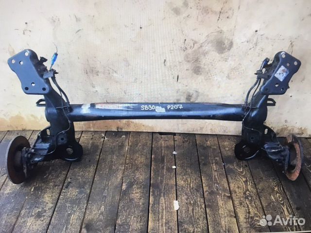 Балка 5148L9 задняя peugeot 207 1.6 под диски