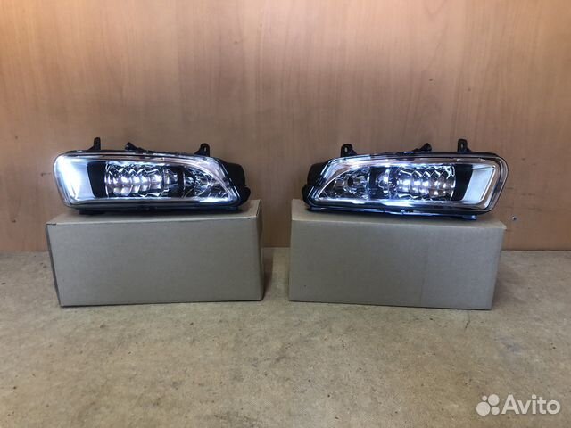 Туманки Volkswagen Polo (15-20г) под 2 лампы