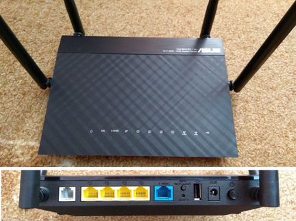 Wifi роутер adsl Asus DSL-AC55U 2,4ггц и 5ггц