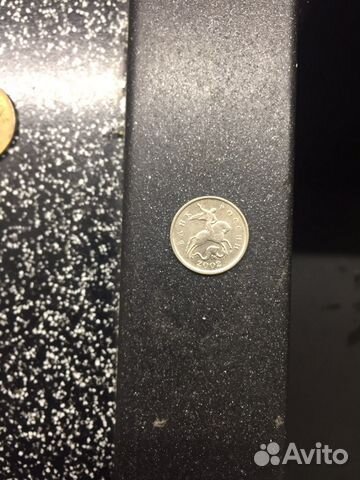 1 копейка 2002 года. «М» тонкая и против ч.с