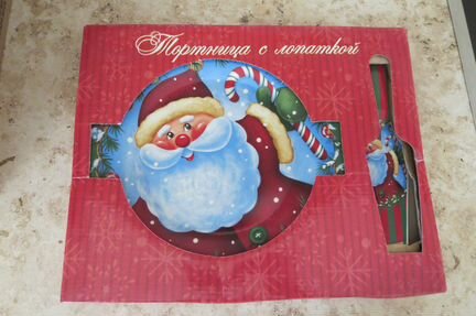 Тарелка для торта с лопаткой