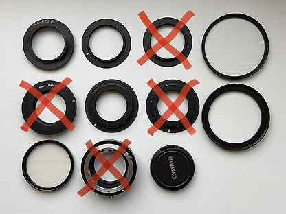 Адаптеры и фильтры, Canon, Nikon, м42