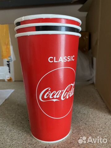 Стаканы кока кола 0,8л