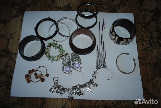 Бижутерия, кафф, серьги, браслеты