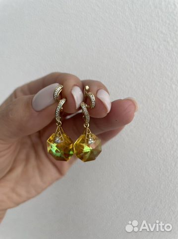 Серьги swarovski