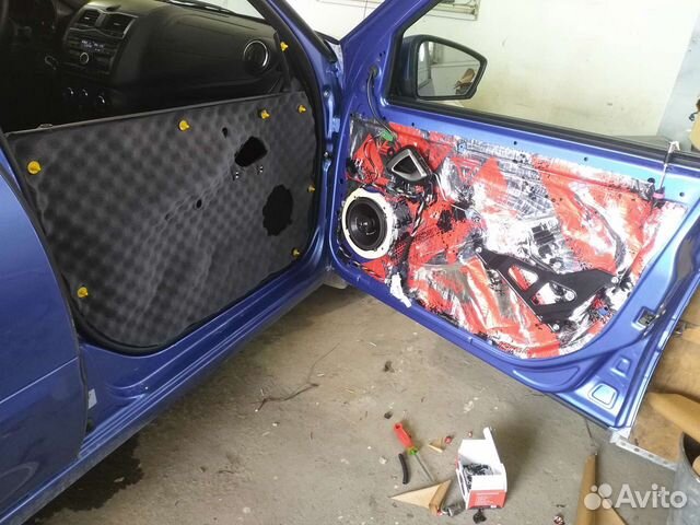 Шумоизоляция дверей автомобиля