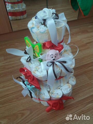 Торт из памперсов