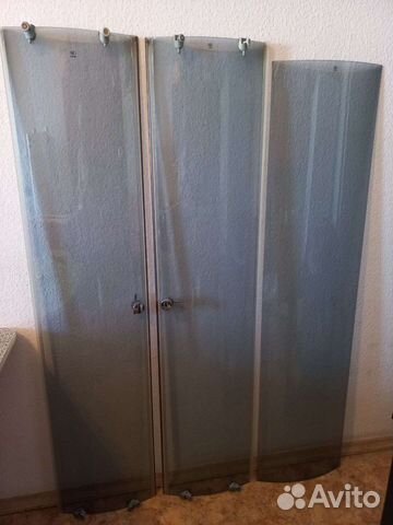 Стекло гнутое. Затемненное. Заколённое. 154х35х4мм