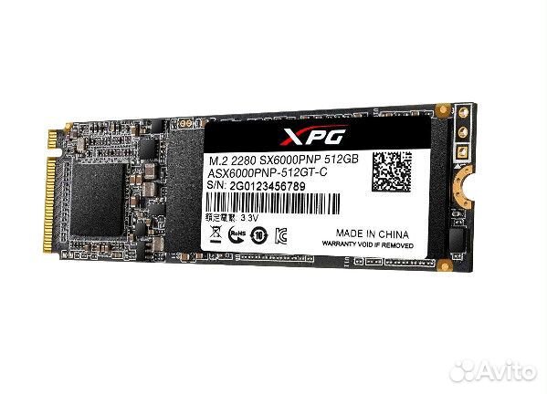 SSD Adata XPG SX6000 Pro (512GB, M.2)