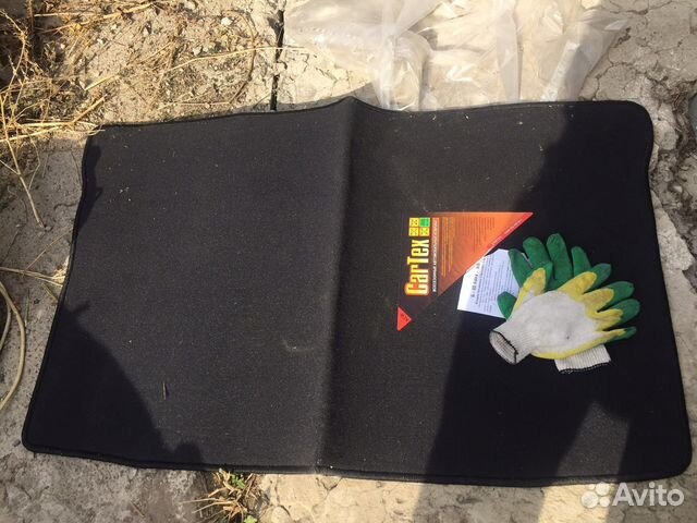 Новый коврик багажника ворсовый Aveo