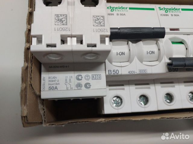 Schneider Electric A9F78250 iC60N B 50A 2P