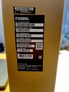 Игровой Ноутбук asus TUF Gaming F15 FX506L