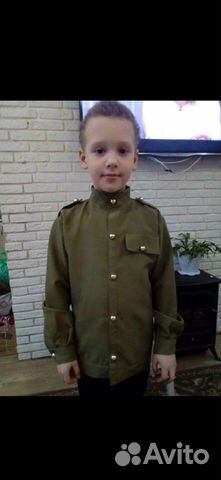 Детская гимнастерка напрокат, военная форма