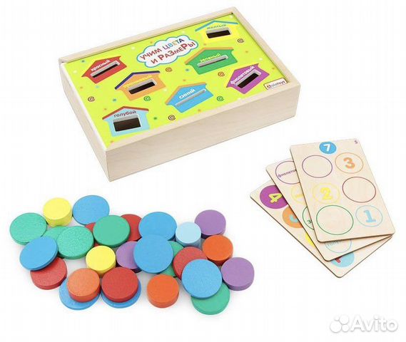 Развивающая игрушка Монтессори - Учим цифры