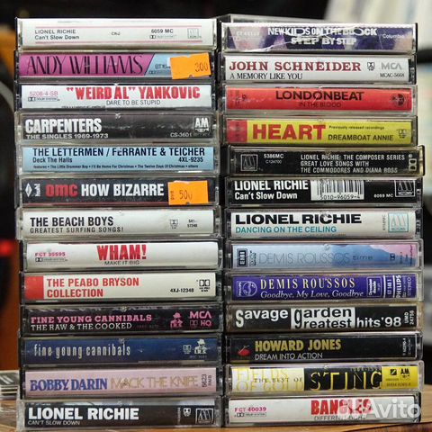 Аудиокассеты Популярной музыки Made USA