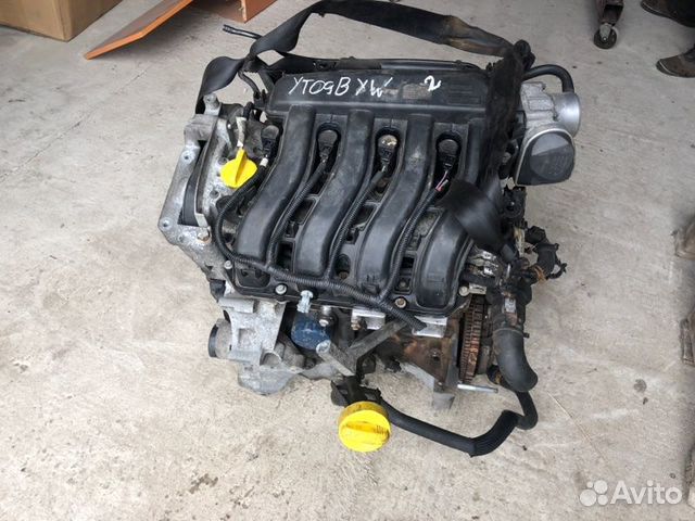 Двигатель Renault Scenic 2 1.6 16V K4M766