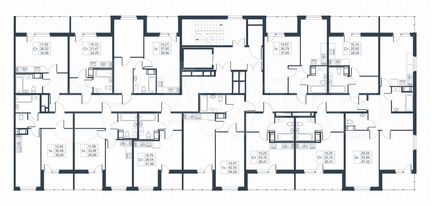 Квартира-студия, 24,3 м², 6/9 эт.