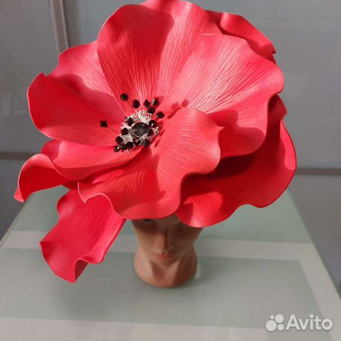 Шляпка вечерняя на торжество, скачки, фотосессии