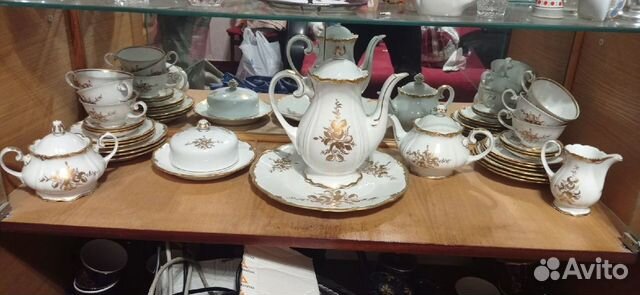 Фарфоровый чайный сервиз гдр