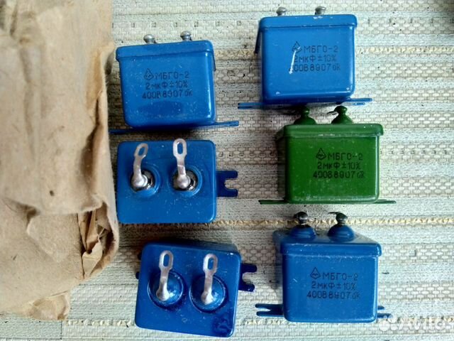 Конденсаторы мбго-2 2мкф 400в Новые