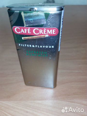 Футляр жестяной,из под cafe creme