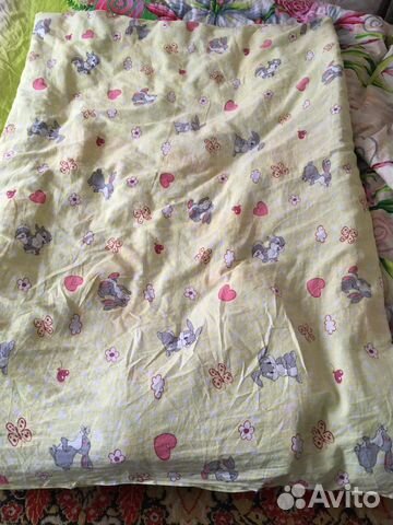 Пододеяльник и одеяло детское теплое