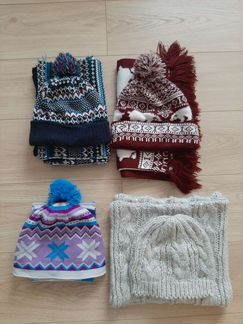 Комплект шапка и шарф