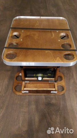 Держатель эхолота, удочек и акб 7Ач в лодку