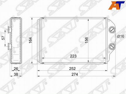 Радиатор отопителя салона toyota camry USA