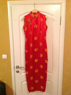 Национальный китайский шёлковый костюм 100