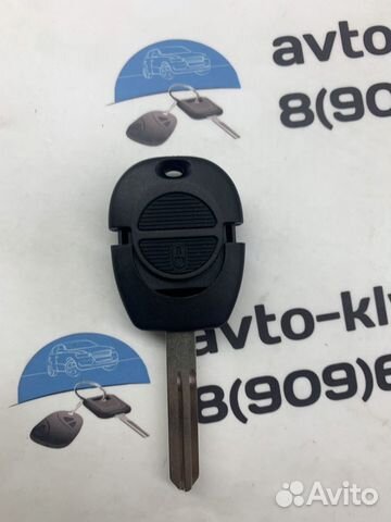 Корпус ключа Ниссан Альмера (ключ Nissan Almera)