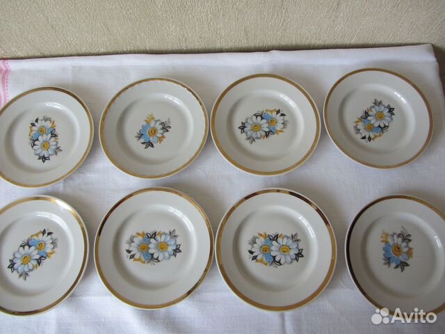 Продаются фарфоровые тарелки 70г,ссср.Д17,5см