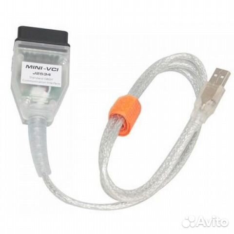 Mini-VCI J2534 сканер авто для Toyota Mitsubishi