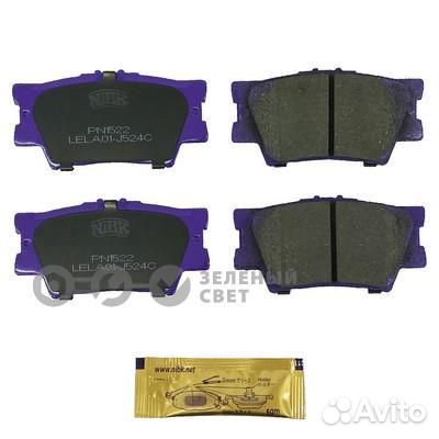 Nibk PN1522 Колодки тормозные задние toyota camry