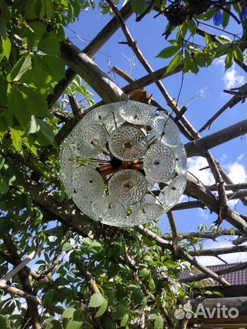 Винтажная люстра одуванчик