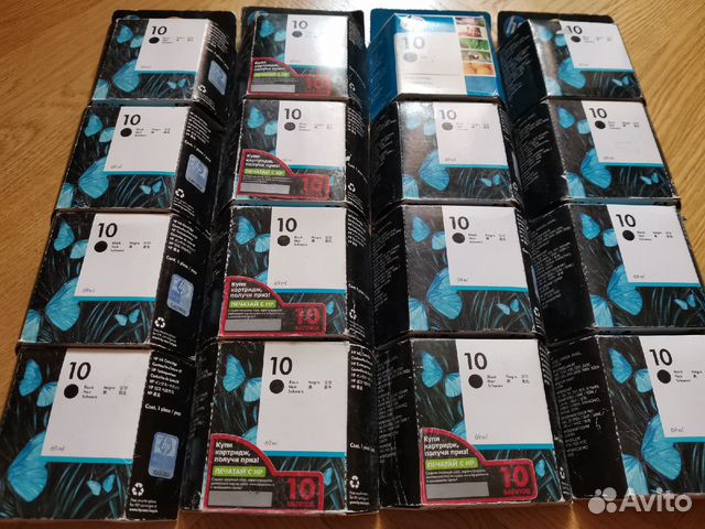 Картриджи HP 10 (много)