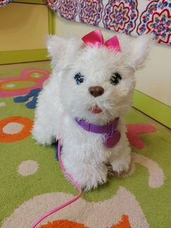 Собачка на поводке furReal friends