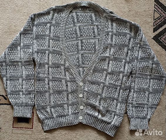 Вязаный кардиган мужской