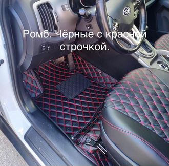3D коврики из эко-Кожи премиум качества