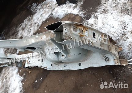 Крыло заднее правое с порогом Лада Ларгус бу