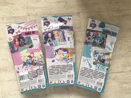 Новые куклы Equestria Girls оригинал Hasbro 28 см купить в Москве, цена ...