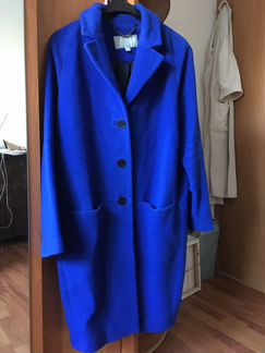 Синее пальто Pure Collection M
