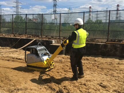 Аренда дизельной виброплиты Wacker Neuson DPU 6555