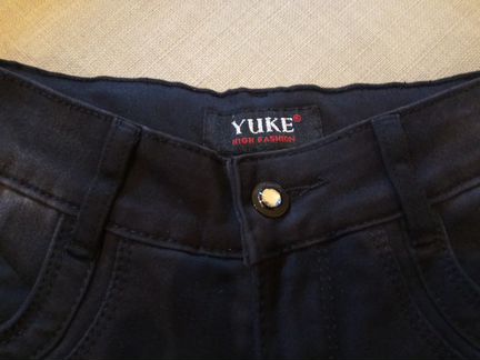 Новые утепленные джинсы р.134