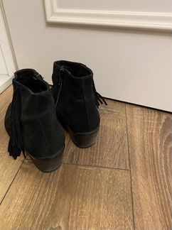 Ботильоны натуральная замша