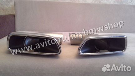 Накладки заднего бампера BMW G30