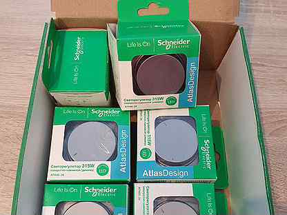 шнайдер атлас дизайн диммер