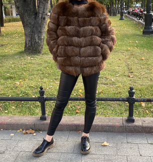 Шуба трансформер из песца