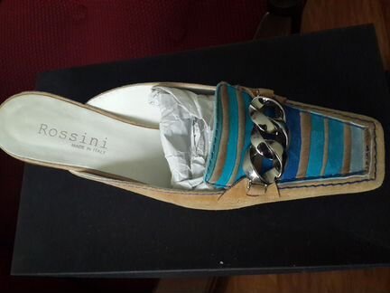 Туфли новые Rossini замшевые бежевые р.38