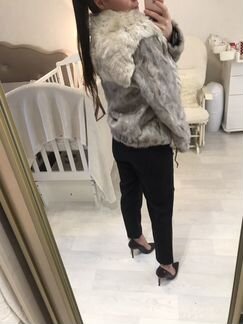 Шуба короткая кролик